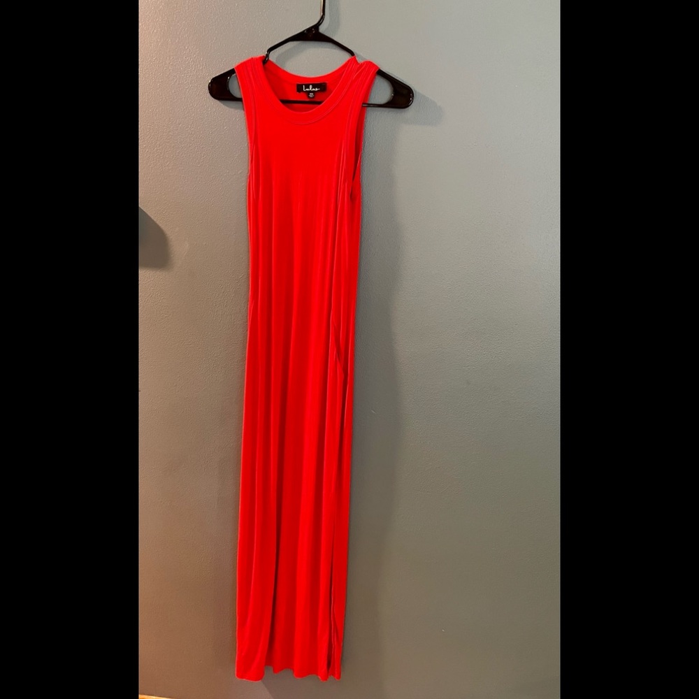 Red maxi dress lulus